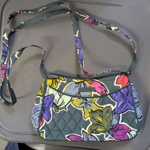 Vera Bradley Crossbody Bag with Floral Design - Multicolor